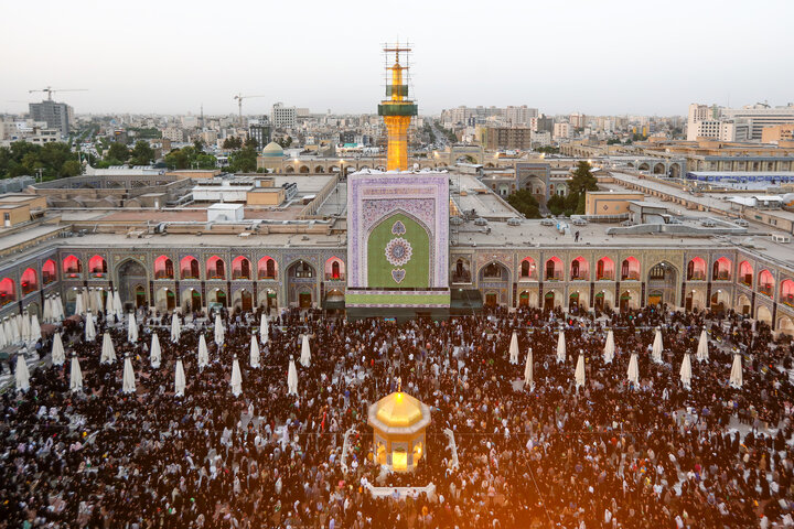 Photos: Ritual of mourning for month of Muharram held at Imam Reza holy shrine