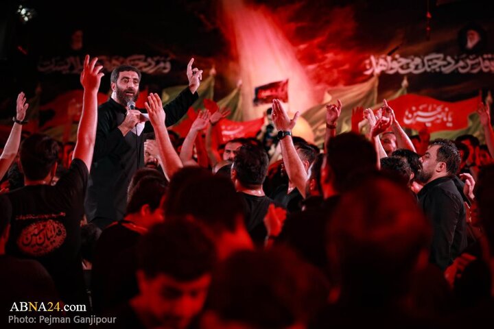 گزارش تصویری |  مراسم عزاداری دهه اول محرم در هیئت فدائیان حسین(ع)