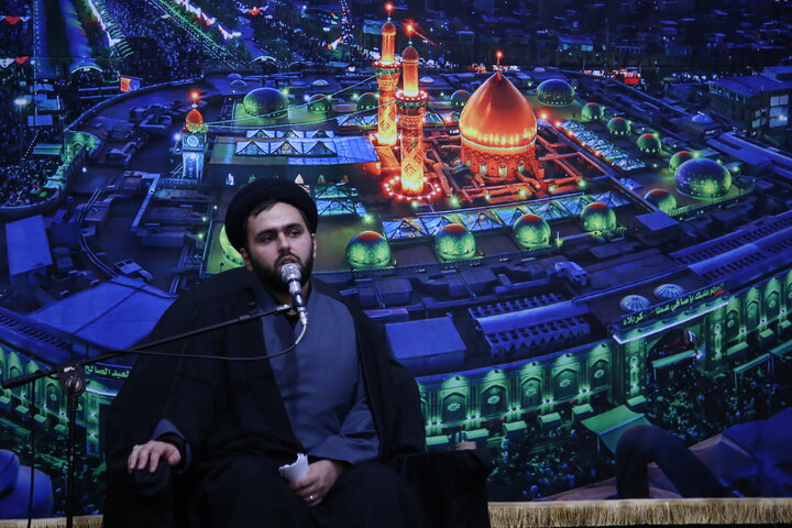 تصاویر| عزادری شب سوم محرم در حرم مطهر سیدعلاالدین حسین(ع)