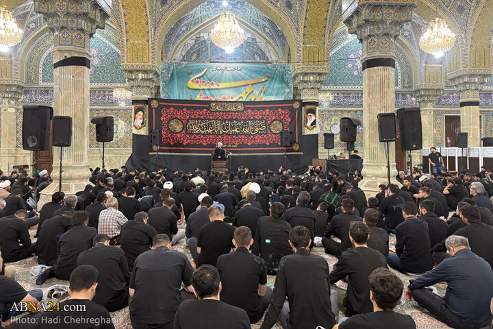 مراسم عزاداری هیئت کف العباس شهر قم