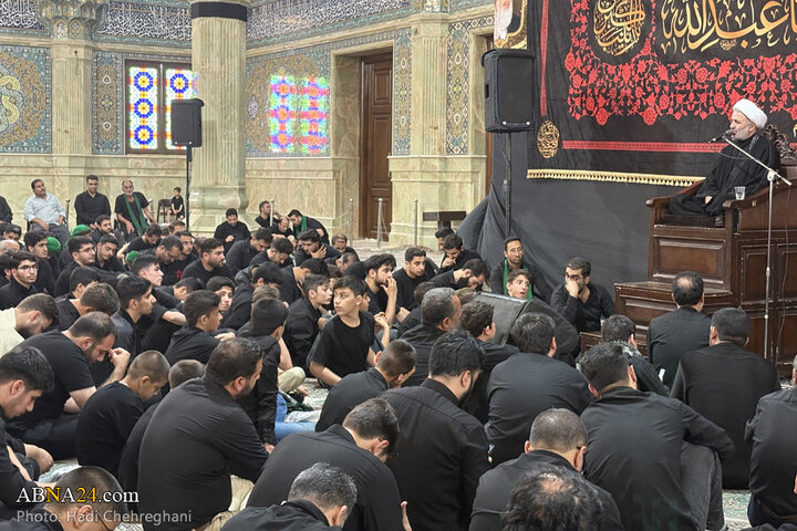 مراسم عزاداری هیئت کف العباس شهر قم