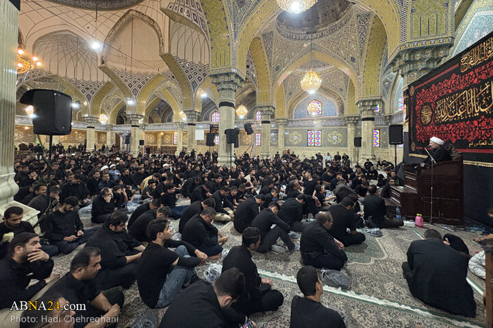 مراسم عزاداری هیئت کف العباس شهر قم