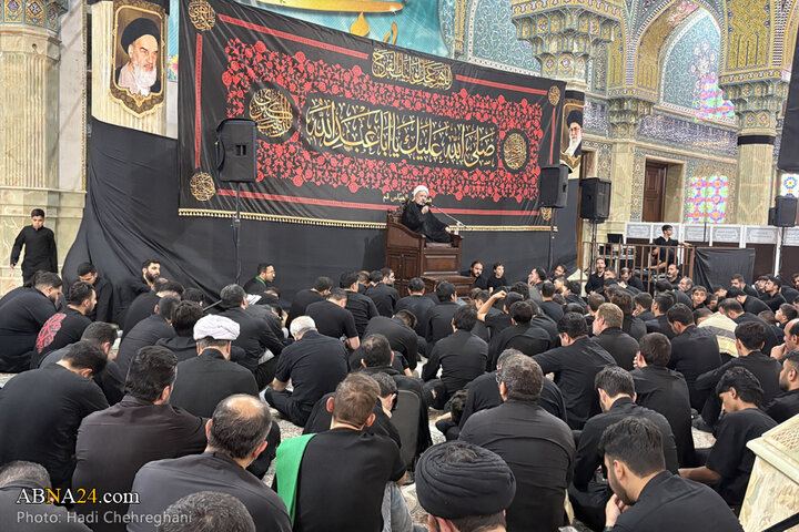 مراسم عزاداری هیئت کف العباس شهر قم