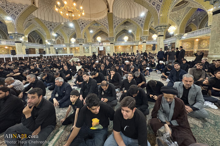 مراسم عزاداری هیئت کف العباس شهر قم