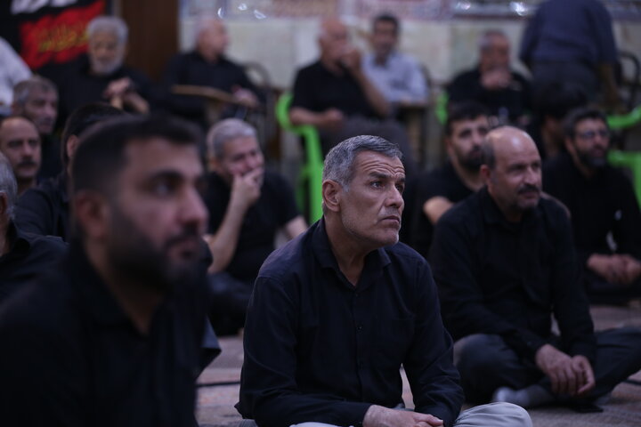 تصاویر| عزاداری شب چهارم محرم در حرم مطهر سیدعلاالدین حسین(ع)