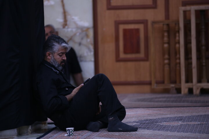 تصاویر| عزاداری شب چهارم محرم در حرم مطهر سیدعلاالدین حسین(ع)