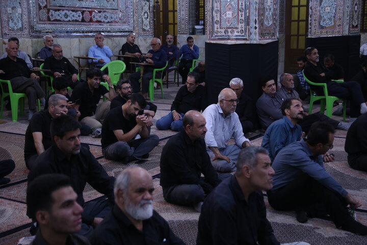 تصاویر| عزاداری شب چهارم محرم در حرم مطهر سیدعلاالدین حسین(ع)