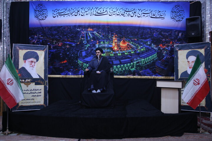 تصاویر| عزاداری شب چهارم محرم در حرم مطهر سیدعلاالدین حسین(ع)