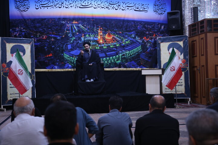 تصاویر| عزاداری شب چهارم محرم در حرم مطهر سیدعلاالدین حسین(ع)