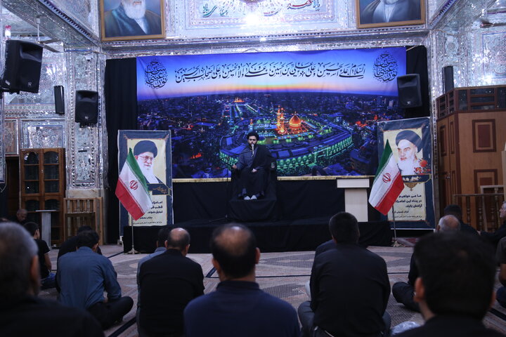 تصاویر| عزاداری شب چهارم محرم در حرم مطهر سیدعلاالدین حسین(ع)