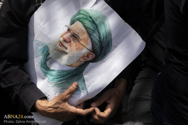 مراسم تشییع شهیدان ربانی و محقق در تهران