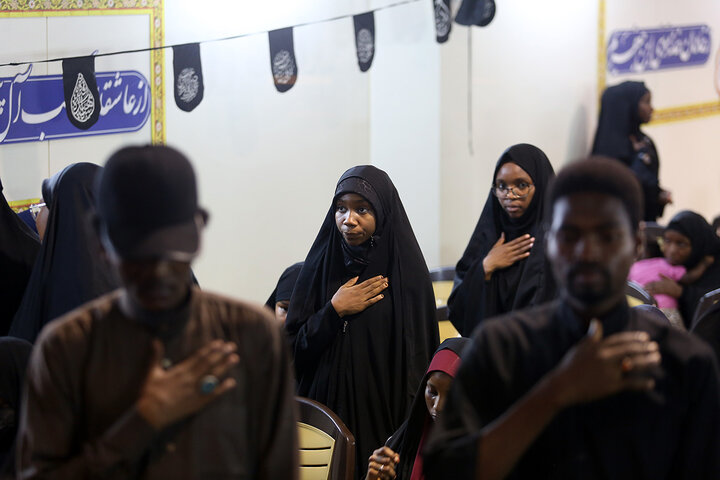 Photos: Muharram mourning ceremony of Nigerians living in Qom held at Hazrat Masoumeh holy shrine