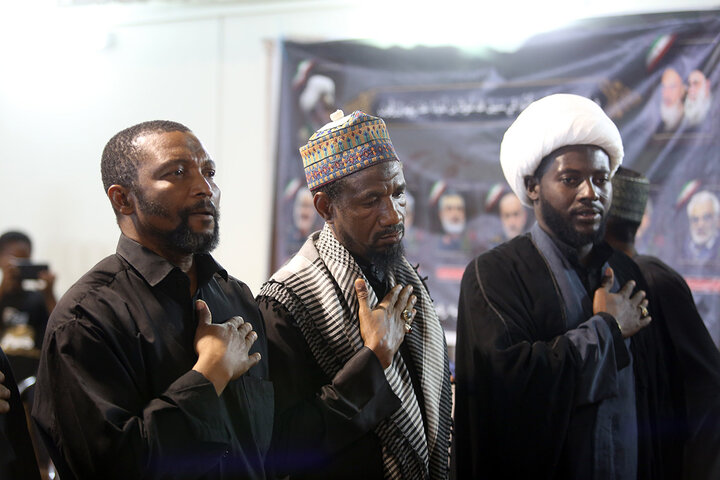 Photos: Muharram mourning ceremony of Nigerians living in Qom held at Hazrat Masoumeh holy shrine