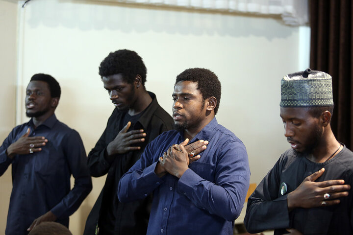 Photos: Muharram mourning ceremony of Nigerians living in Qom held at Hazrat Masoumeh holy shrine