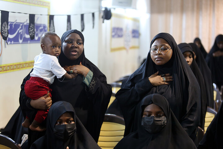 Photos: Muharram mourning ceremony of Nigerians living in Qom held at Hazrat Masoumeh holy shrine