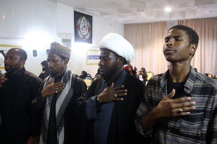 Photos: Muharram mourning ceremony of Nigerians living in Qom held at Hazrat Masoumeh holy shrine