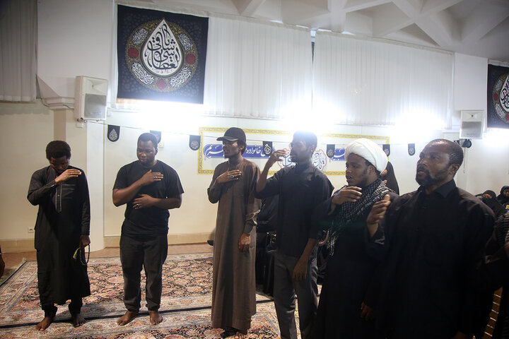 Photos: Muharram mourning ceremony of Nigerians living in Qom held at Hazrat Masoumeh holy shrine