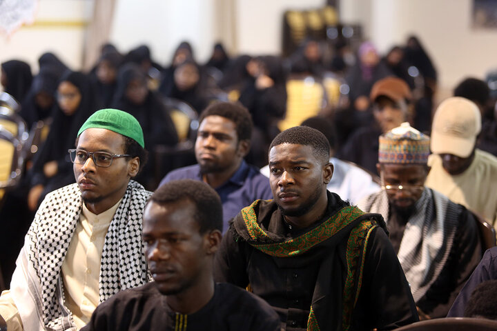 Photos: Muharram mourning ceremony of Nigerians living in Qom held at Hazrat Masoumeh holy shrine