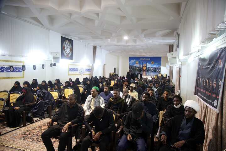 Photos: Muharram mourning ceremony of Nigerians living in Qom held at Hazrat Masoumeh holy shrine