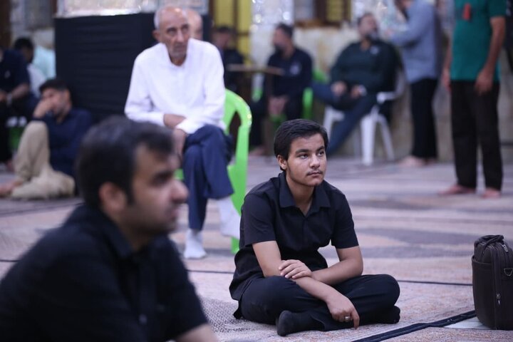 تصاویر| مراسم عزاداری شب پنجم محرم در آستان مقدس سیدعلاالدین حسین(ع)