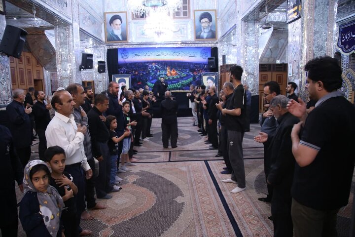 تصاویر| مراسم عزاداری شب پنجم محرم در آستان مقدس سیدعلاالدین حسین(ع)
