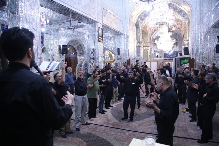 تصاویر| مراسم عزاداری شب پنجم محرم در آستان مقدس سیدعلاالدین حسین(ع)