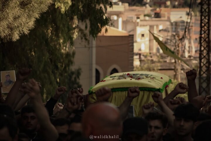 تشییع پیکر حسن محمد حمودي جمعة