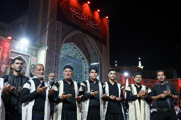 گزارش تصویری | عزاداری هیئات مذهبی چهارمحال و بختیاری در حسینیه حرم