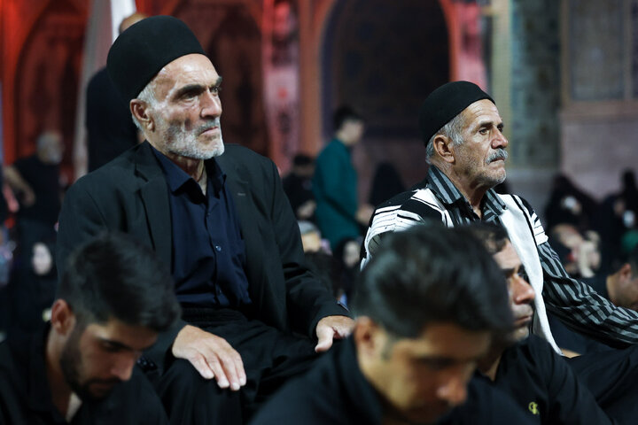 گزارش تصویری | عزاداری هیئات مذهبی چهارمحال و بختیاری در حسینیه حرم