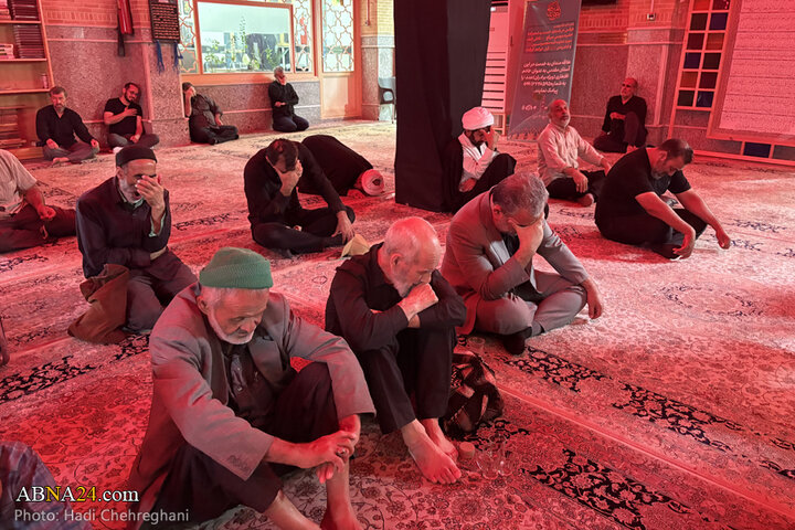 مراسم عزاداری حسینی در امامزاده موسی مبرقع(ع) شهر قم