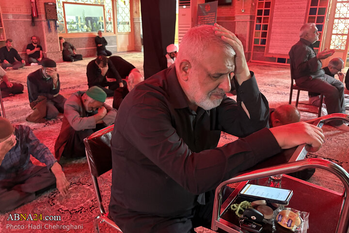 مراسم عزاداری حسینی در امامزاده موسی مبرقع(ع) شهر قم