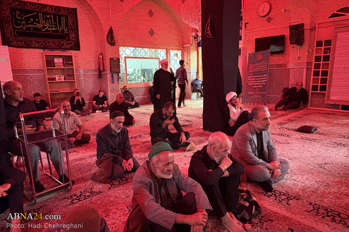 مراسم عزاداری حسینی در امامزاده موسی مبرقع(ع) شهر قم