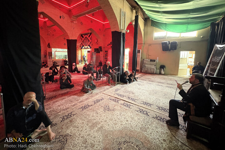 مراسم عزاداری حسینی در امامزاده موسی مبرقع(ع) شهر قم