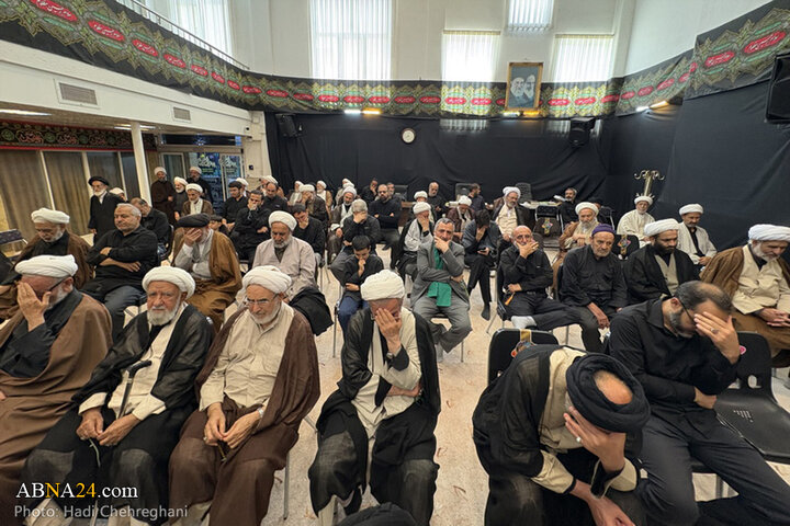 مراسم عزاداری تاسوعای حسینی در بیوت مراجع تقلید در شهر قم