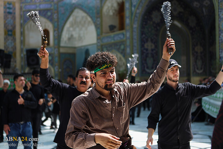 مراسم عزاداری روز عاشورای حسینی در شهر قم