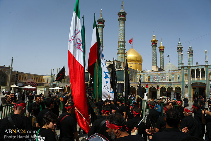 مراسم عزاداری روز عاشورای حسینی در شهر قم