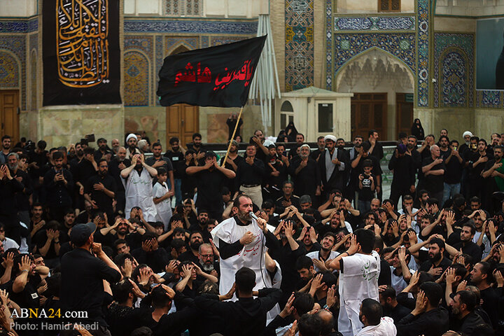 مراسم عزاداری روز عاشورای حسینی در شهر قم