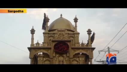 ویدیو | آیین سنتی عزاداری « تعزیه شبیه حرمین» پنجاب پاکستان