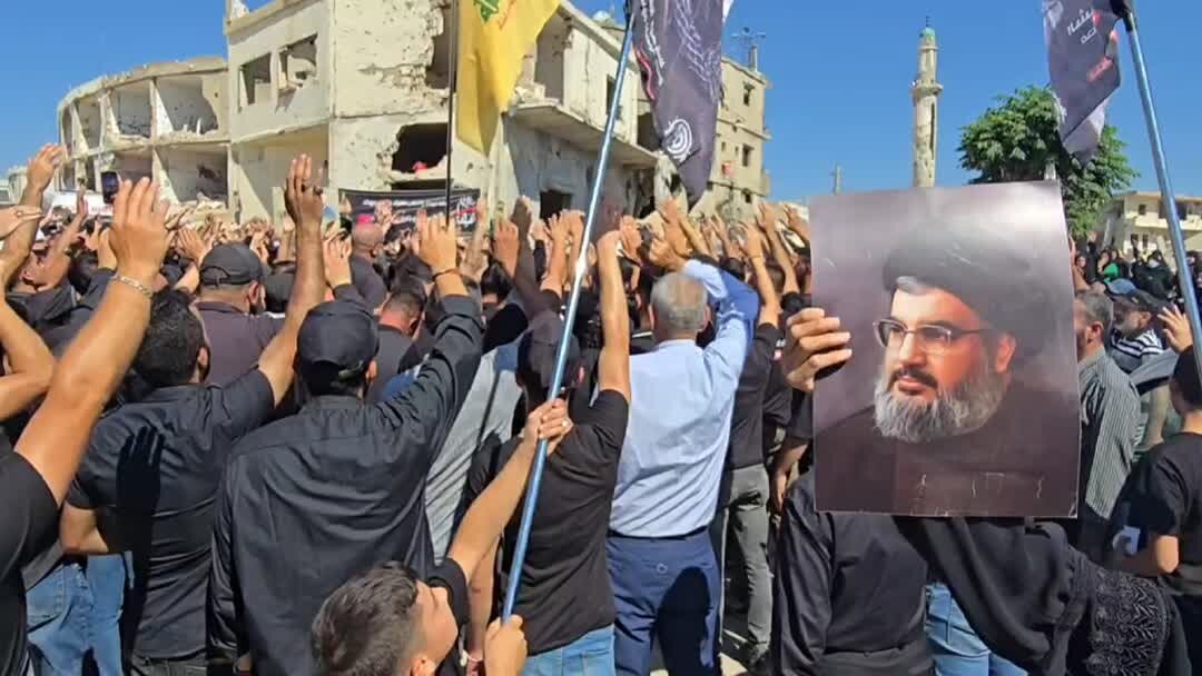 ویدیو | راهپیمایی و دسته عزاداری عاشورا در شهر خیام لبنان