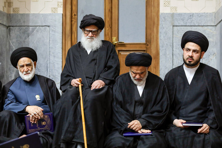 Photos: Ayatollah Marvi attends Muharram mourning ceremonies