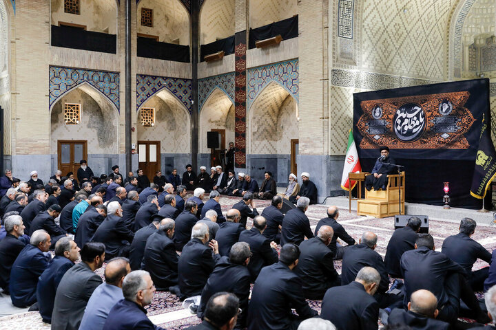 Photos: Ayatollah Marvi attends Muharram mourning ceremonies