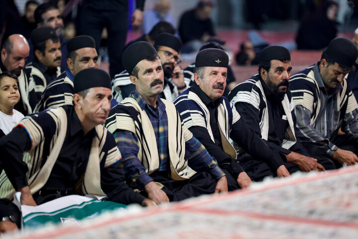 Photos: Traditional Bakhtiari mourning ceremony held at Imam Reza holy shrine