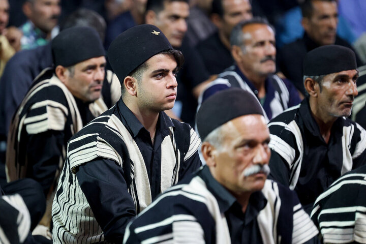 Photos: Traditional Bakhtiari mourning ceremony held at Imam Reza holy shrine