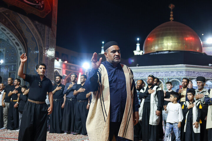 Photos: Traditional Bakhtiari mourning ceremony held at Imam Reza holy shrine