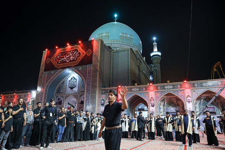 Photos: Traditional Bakhtiari mourning ceremony held at Imam Reza holy shrine