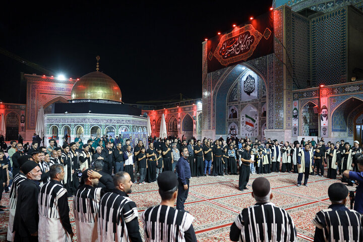 Photos: Traditional Bakhtiari mourning ceremony held at Imam Reza holy shrine