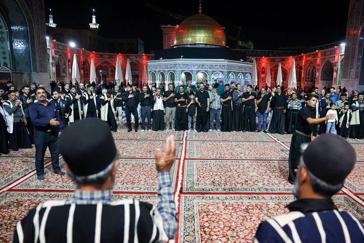 Photos: Traditional Bakhtiari mourning ceremony held at Imam Reza holy shrine