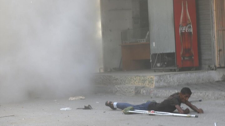 Photos: Brutal bombing of residential building in Gaza