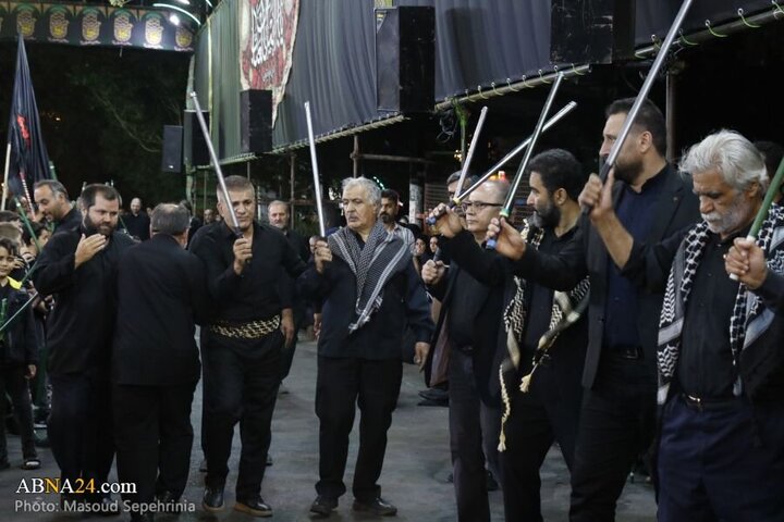 Photos: Ninth night of Muharram mourning ceremony held in Azizabad Maralan neighborhood in Tabriz