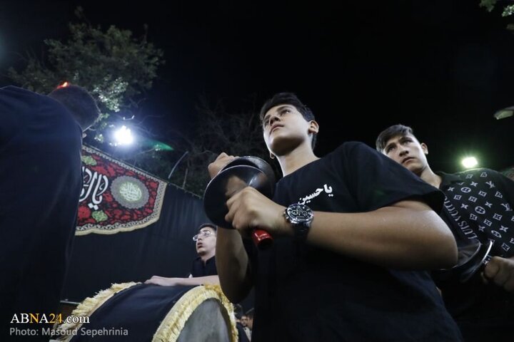 Photos: Ninth night of Muharram mourning ceremony held in Azizabad Maralan neighborhood in Tabriz